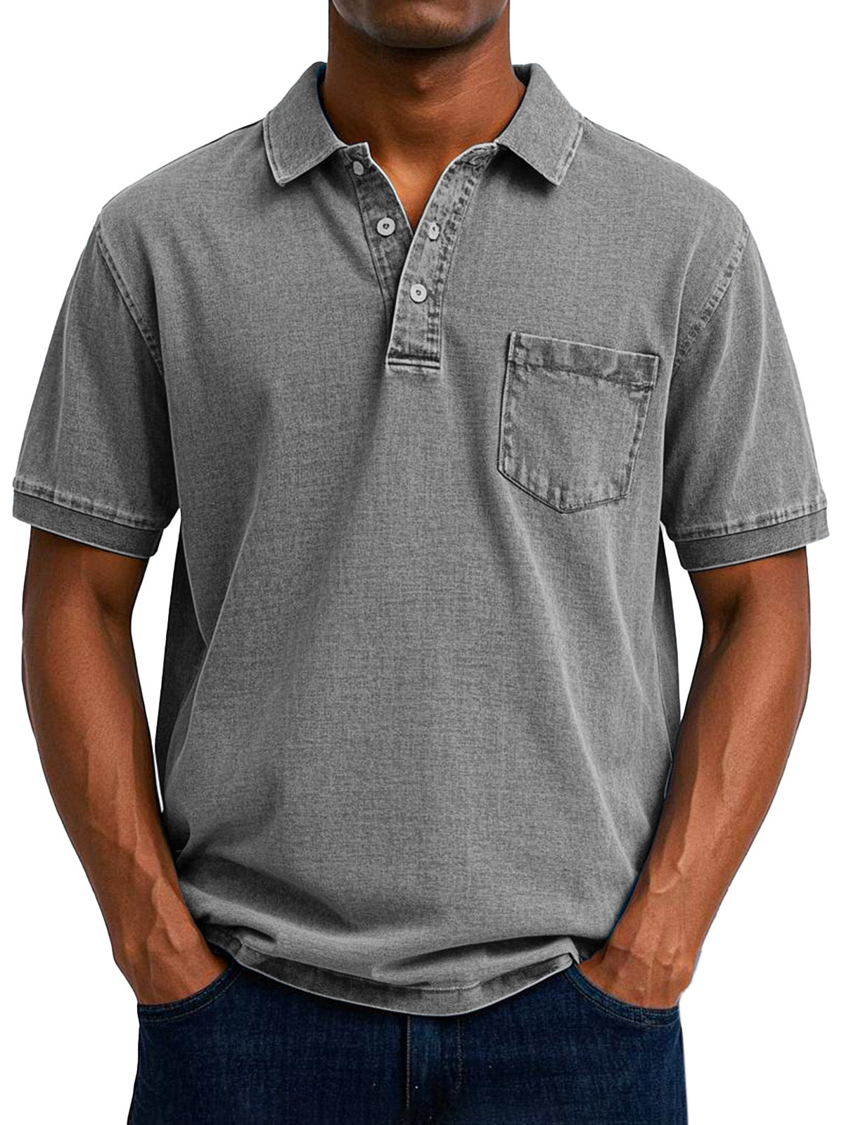 Moore | Casual Vintage Polo Shirt for Men