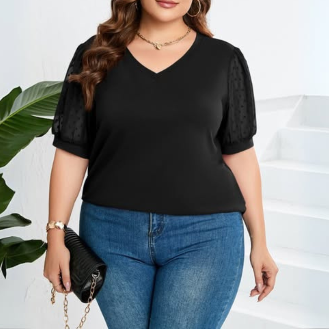 Moore | Elegant Top With V-neck