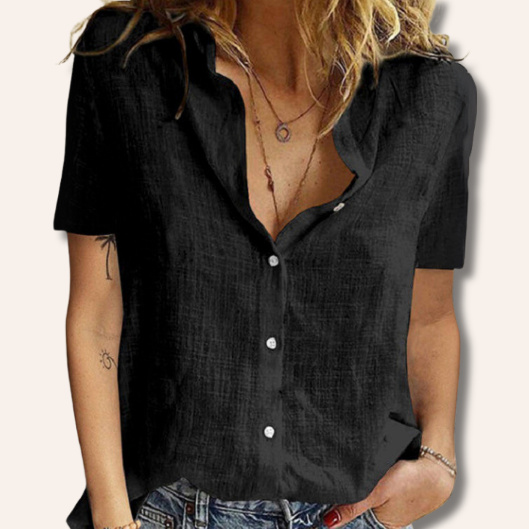 Moore | Windy Linen Blouse