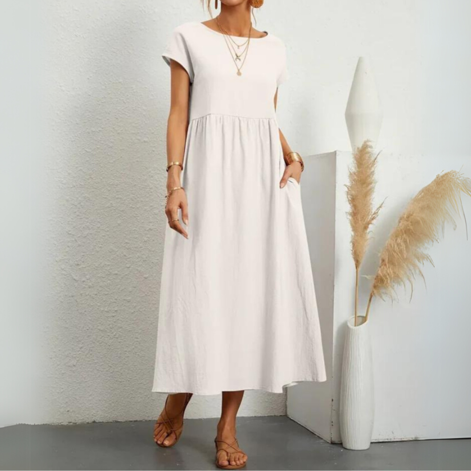 Moore | Premium Cotton Midi Dress