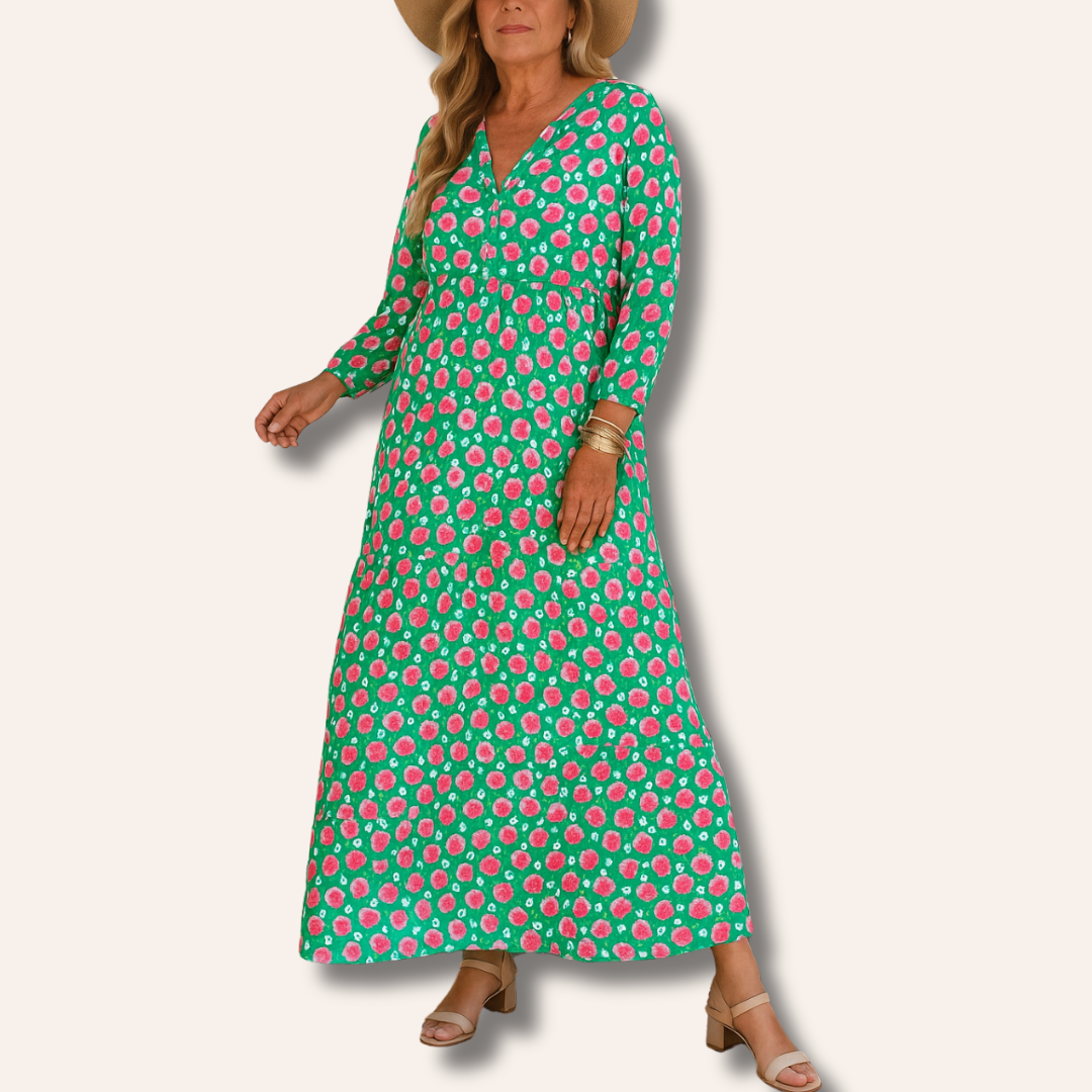 Moore | Graceful Bloom Maxi Dress