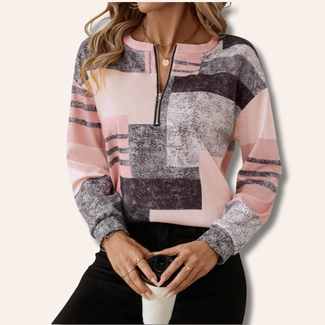 Moore | Elegant Half-Zip Jumper