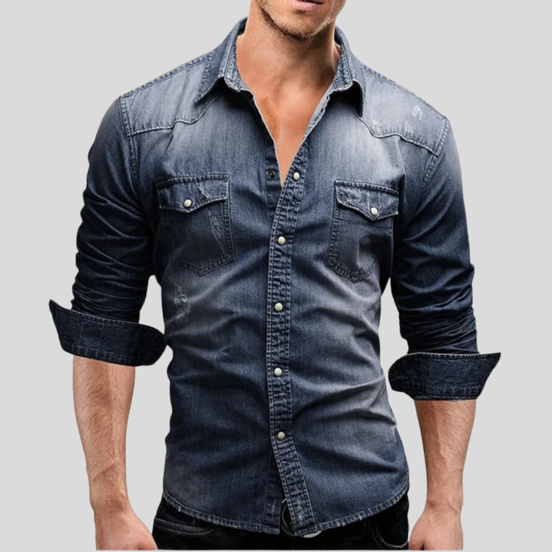 Moore | Modern Style Denim Shirt