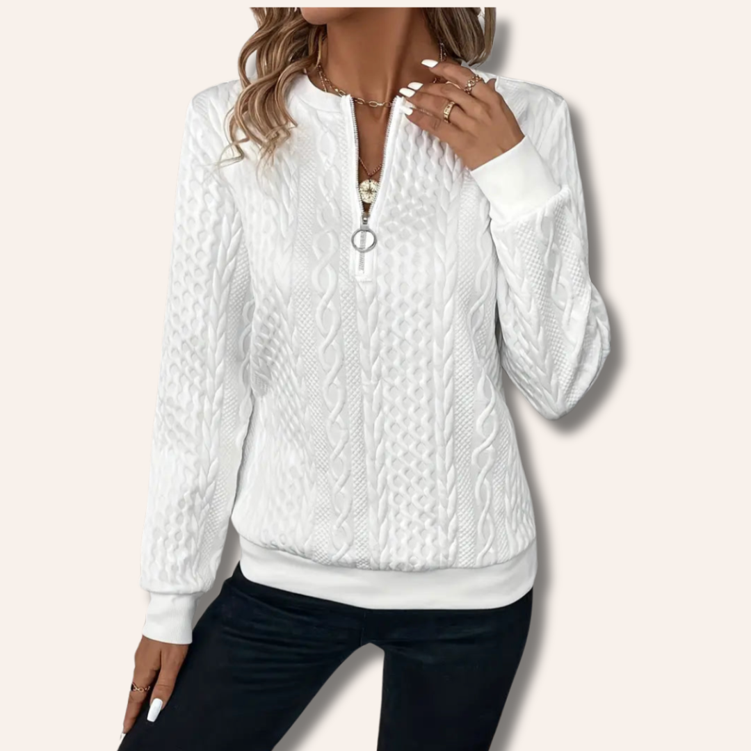 Moore | Elegant Jumper with Zip