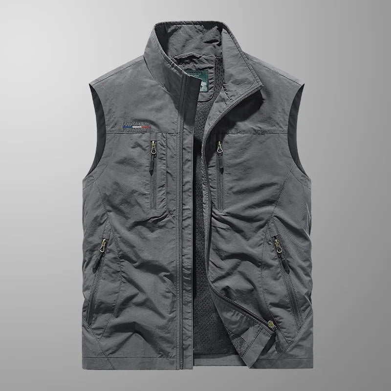 Moore | Multi-Pocket Breathable Outdoor Cargo Gilet