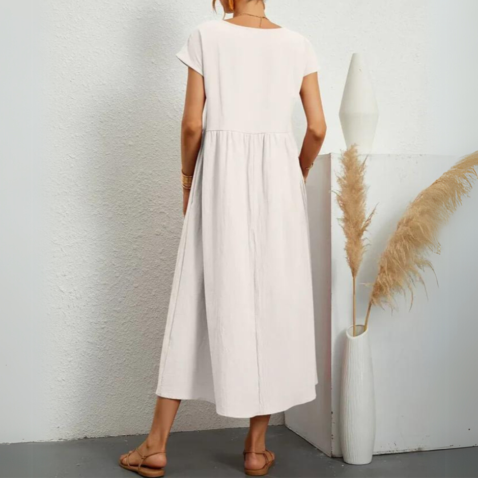 Moore | Premium Cotton Midi Dress