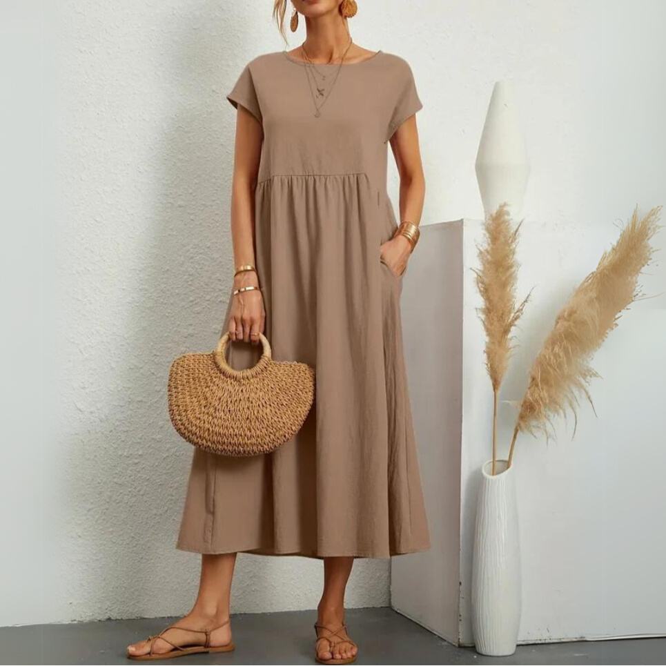 Moore | Premium Cotton Midi Dress