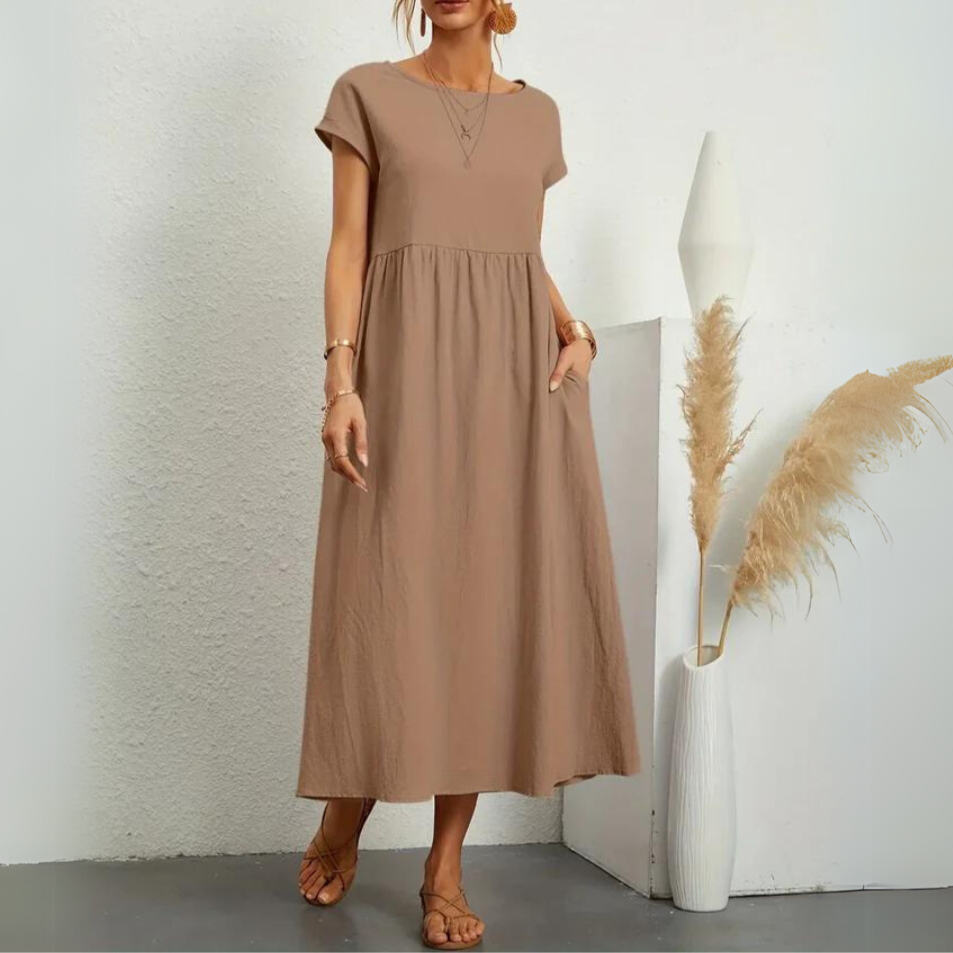 Moore | Premium Cotton Midi Dress