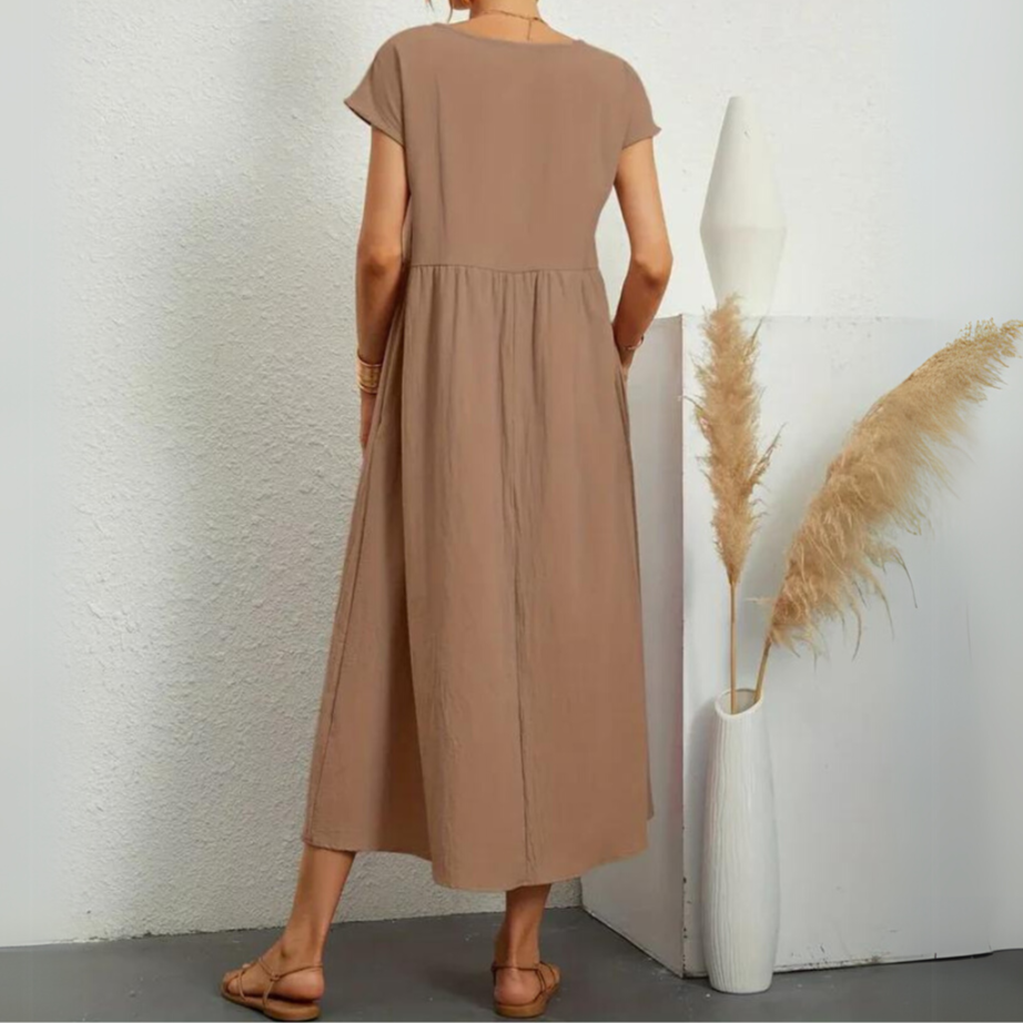 Moore | Premium Cotton Midi Dress