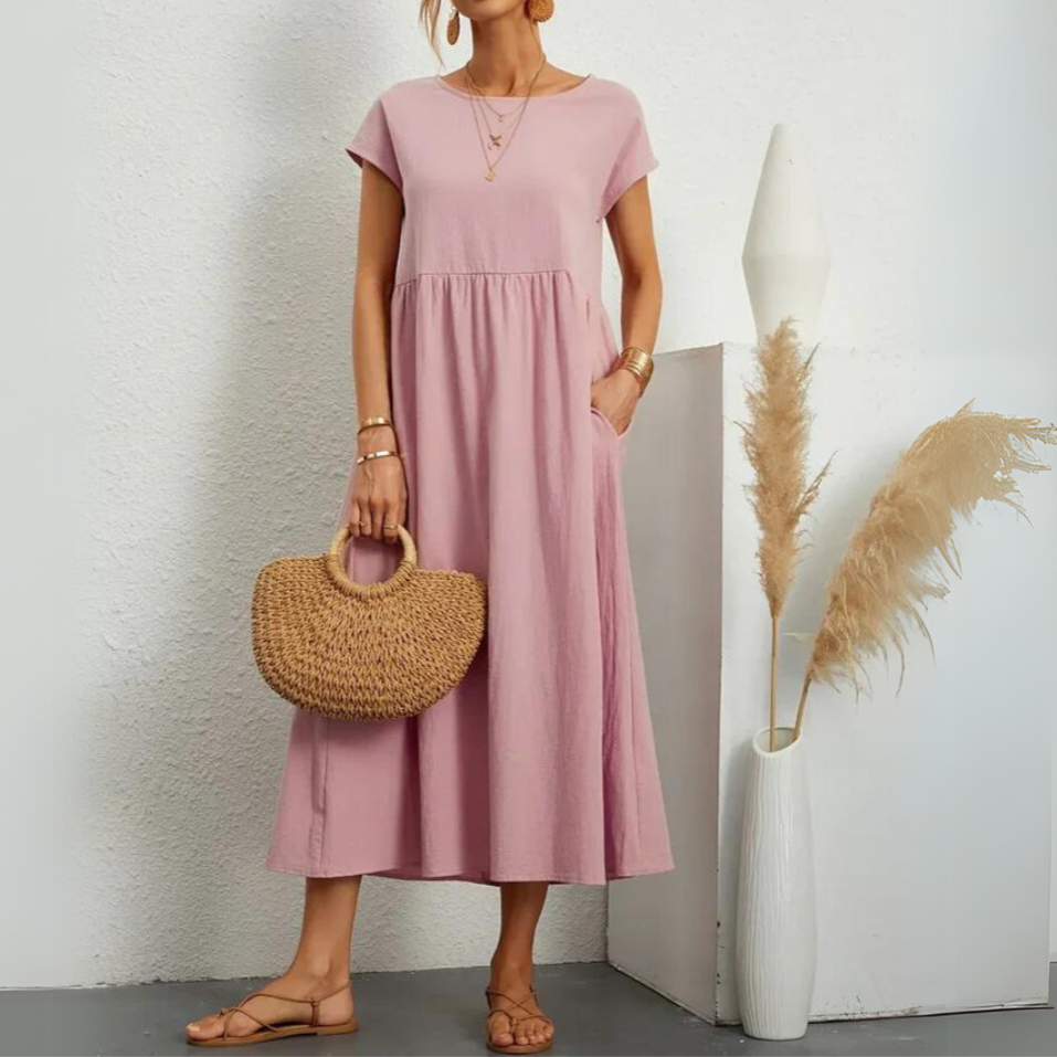 Moore | Premium Cotton Midi Dress
