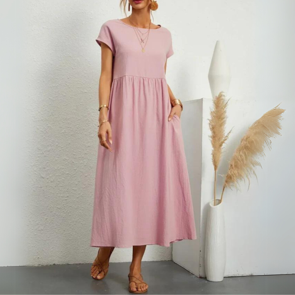 Moore | Premium Cotton Midi Dress