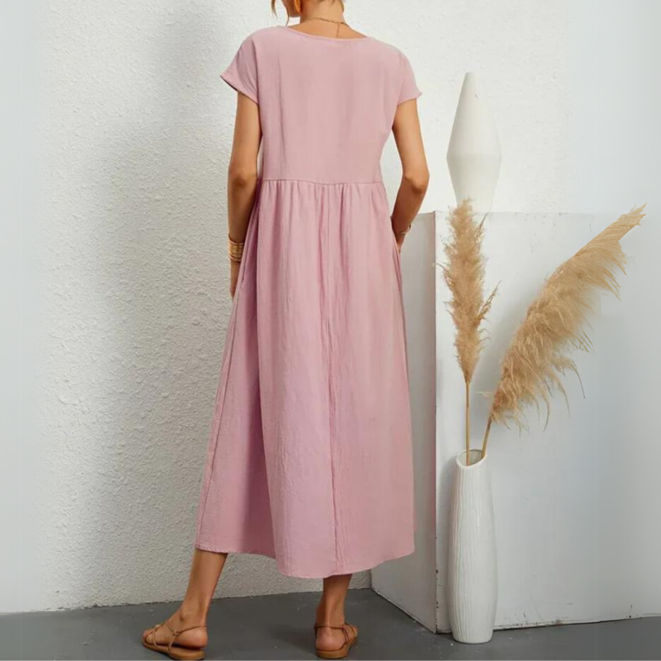 Moore | Premium Cotton Midi Dress