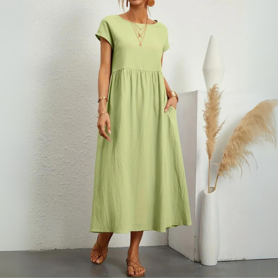 Moore | Premium Cotton Midi Dress