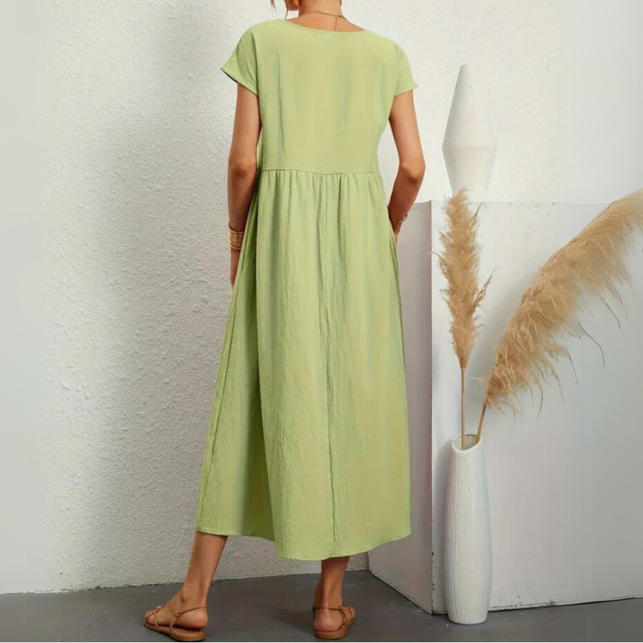 Moore | Premium Cotton Midi Dress