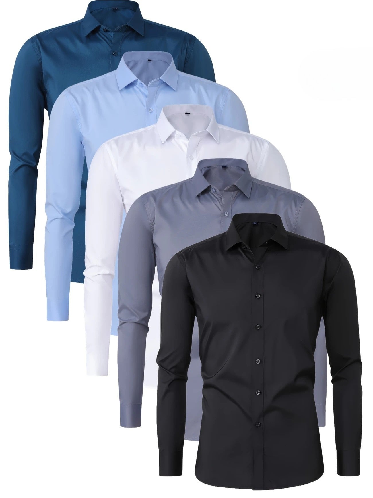 Moore | Elegant Long-Sleeve Shirt with Buttons