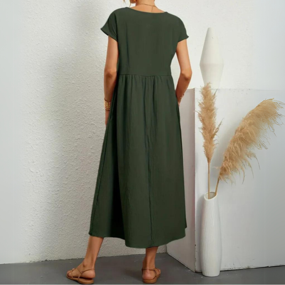 Moore | Premium Cotton Midi Dress
