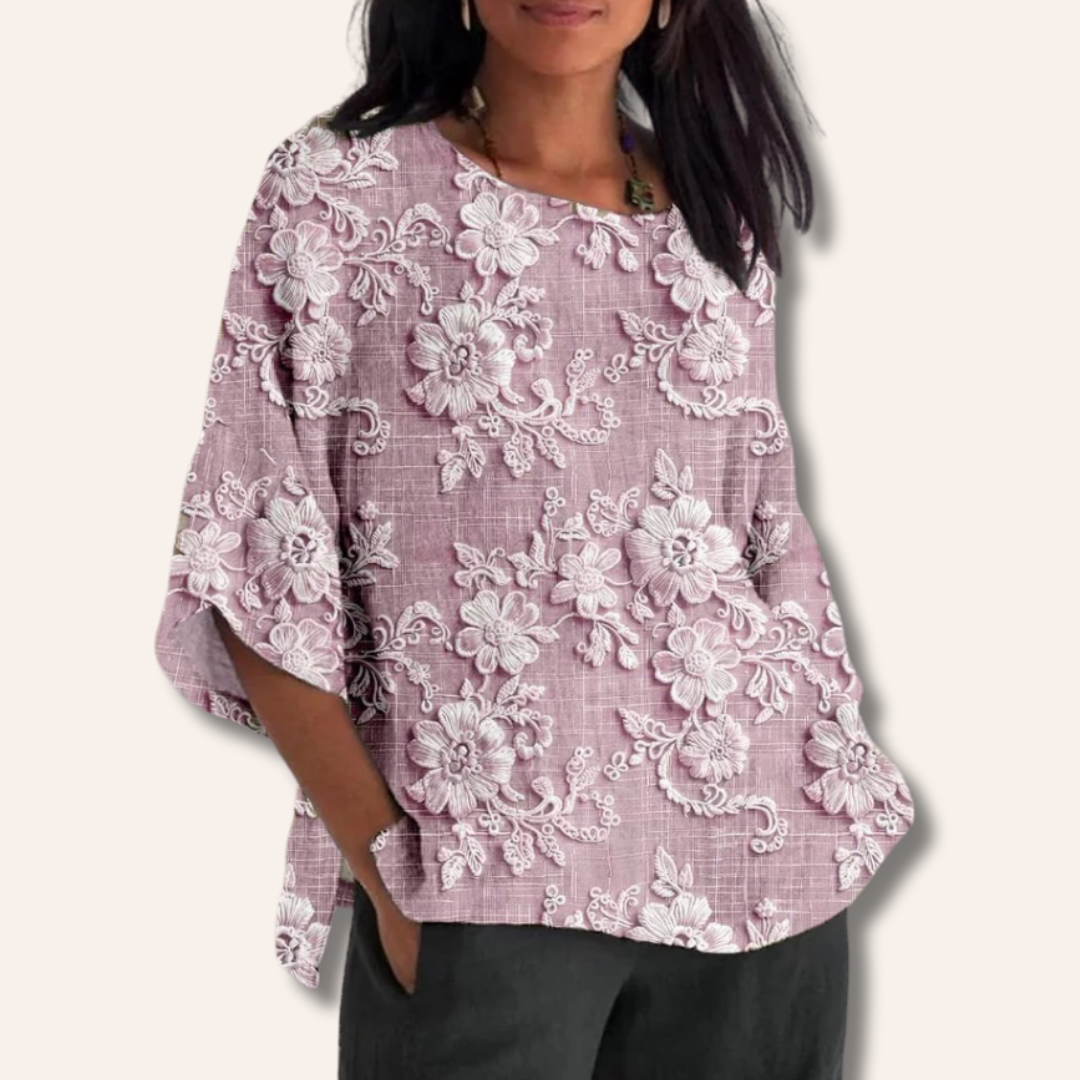 Moore | Vintage Printed Top