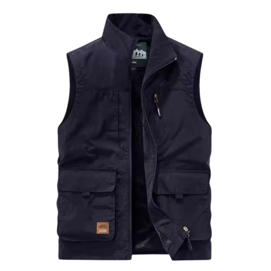 Moore | Multi-Pocket Breathable Outdoor Cargo Gilet