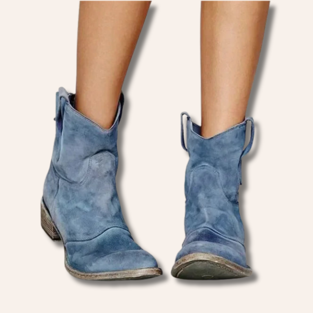 Moore | Vintage Cowboy Ankle Boots