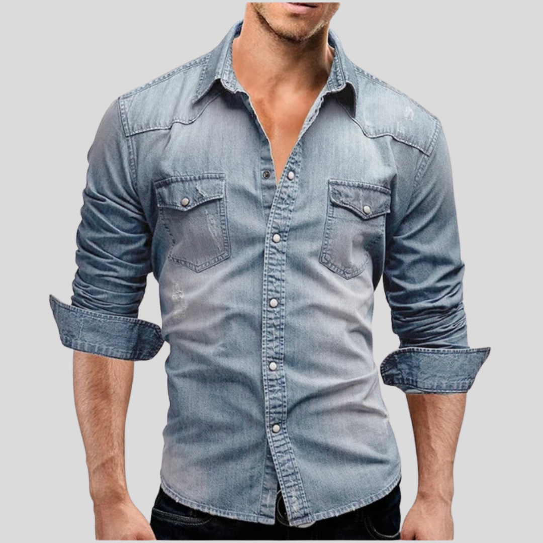 Moore | Modern Style Denim Shirt