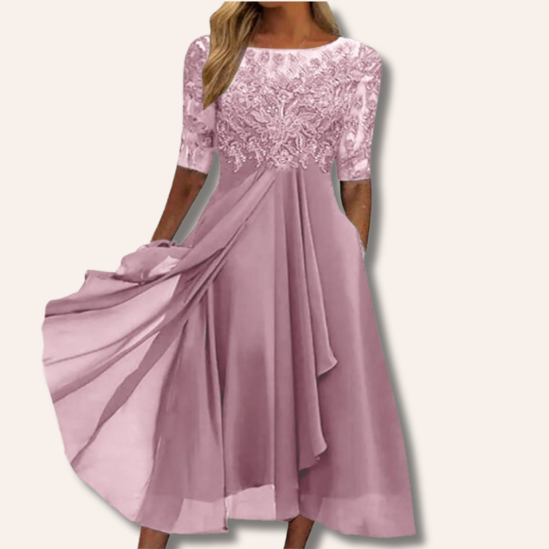 Moore | Premium Embroidered Dress