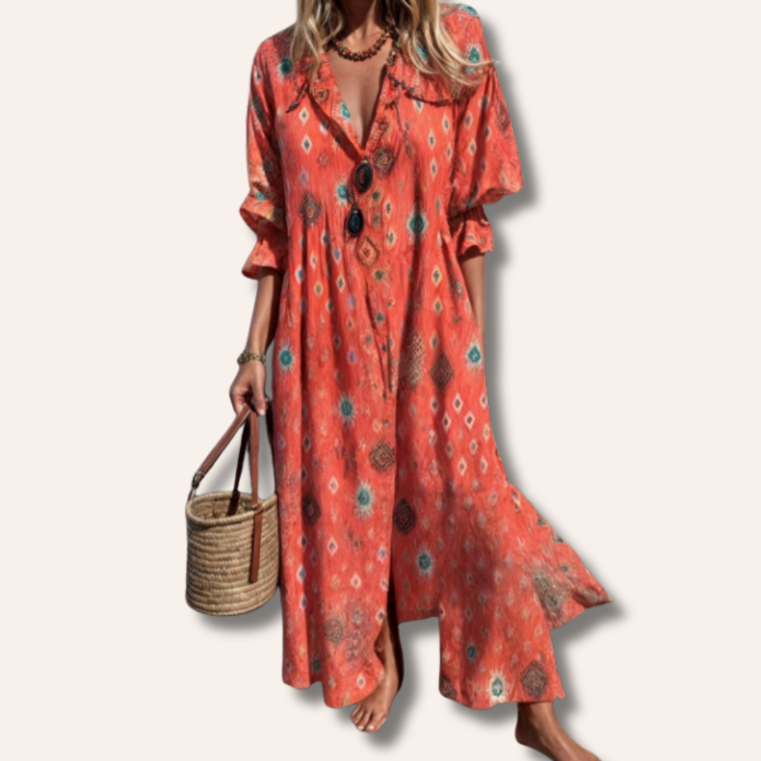 Moore | Women’s Bohemian Chic Dress | Midi