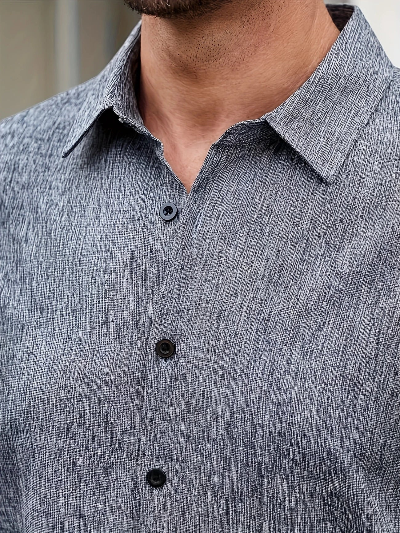 Moore | Lightweight Short-Sleeve Linen Blend Shirt
