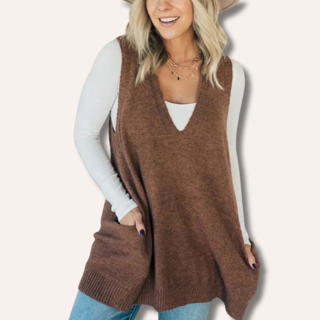 Moore | Cozy Knit Vest