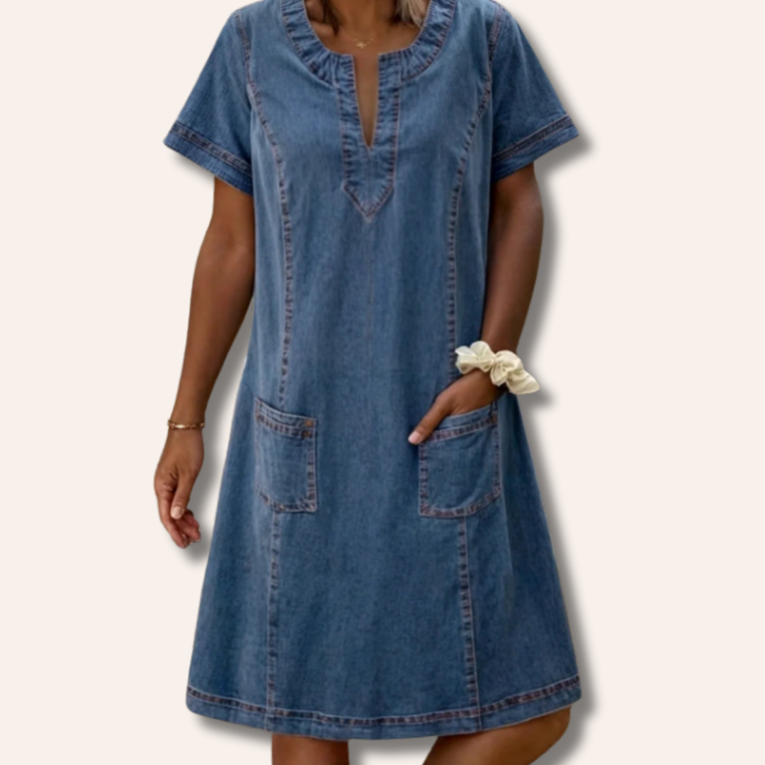 Moore | Soft Denim Dress