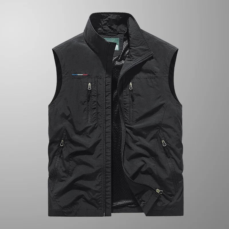 Moore | Multi-Pocket Breathable Outdoor Cargo Gilet