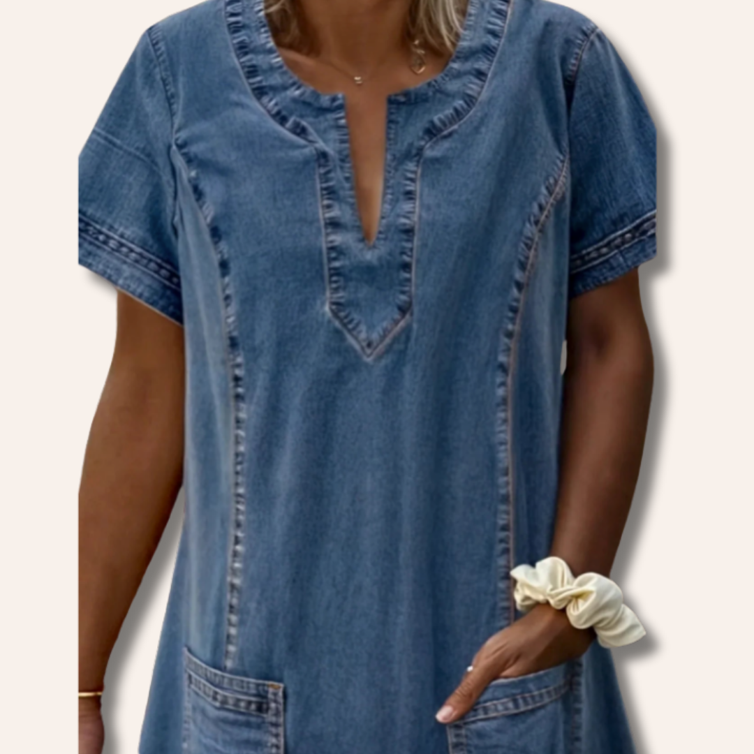 Moore | Soft Denim Dress