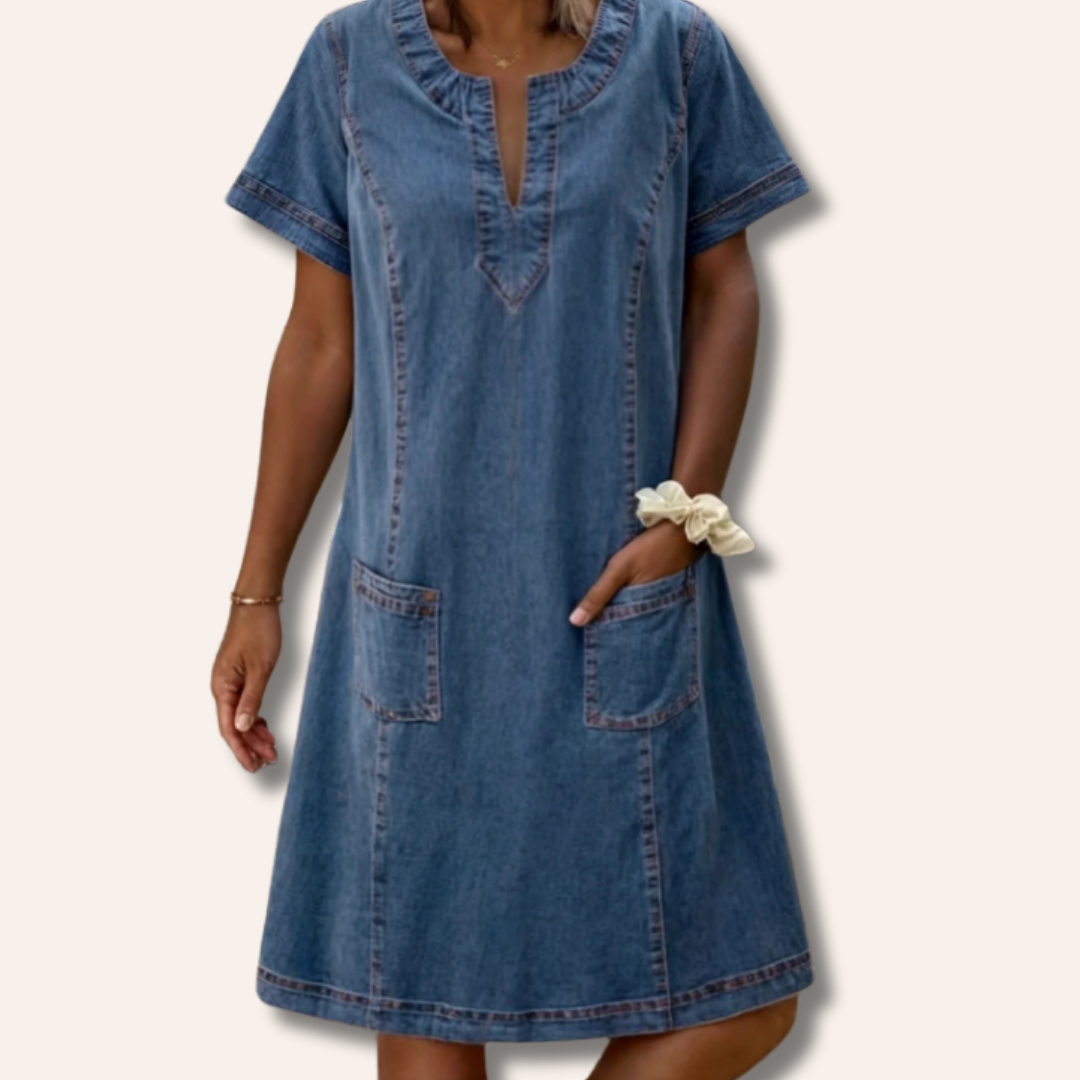 Moore | Soft Denim Dress