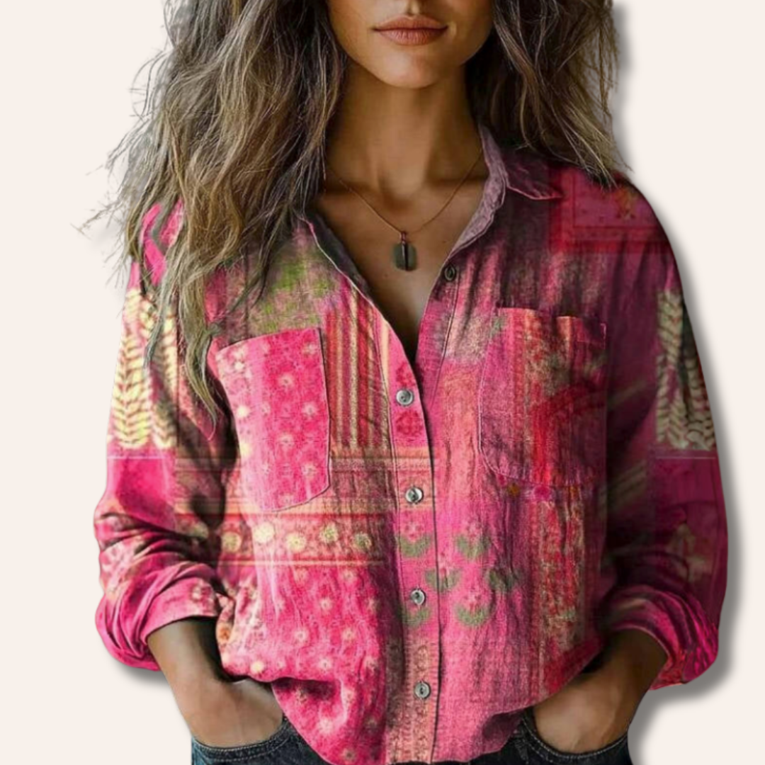 Moore | Printed Vintage Blouse