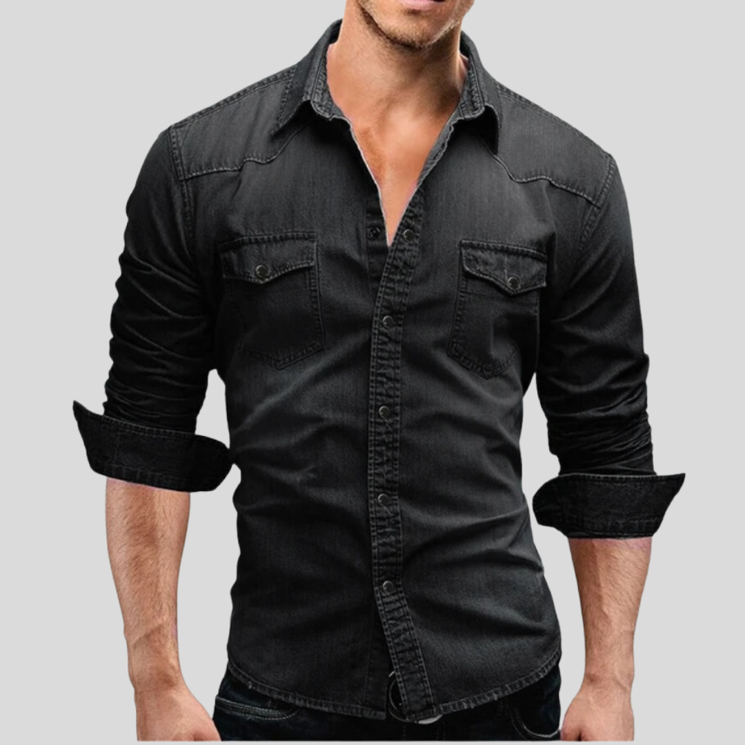 Moore | Modern Style Denim Shirt