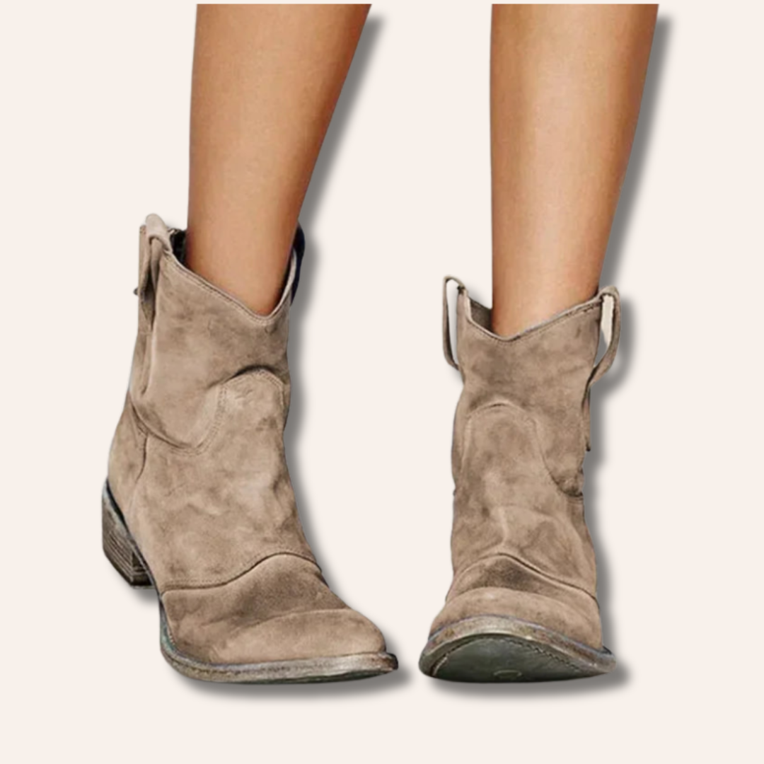 Moore | Vintage Cowboy Ankle Boots