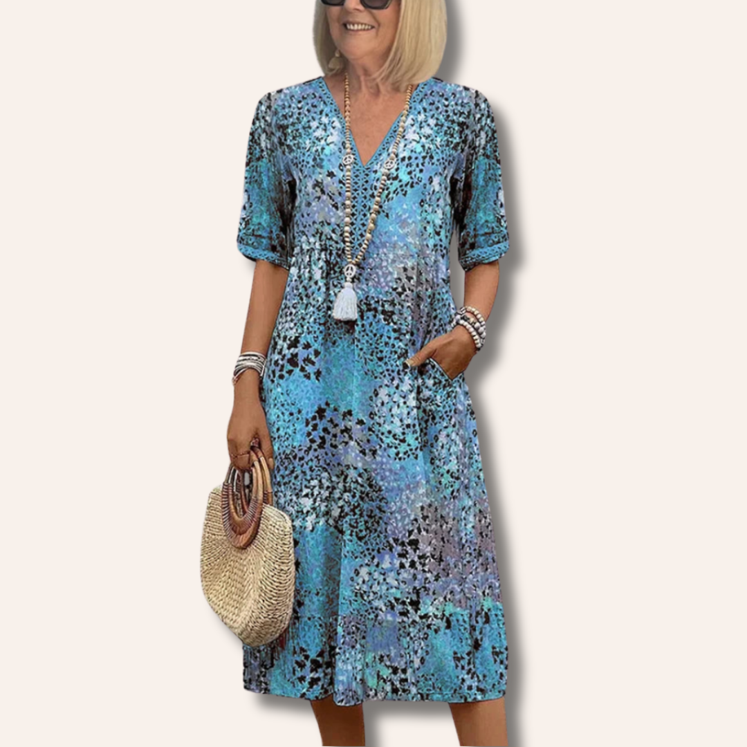 Moore | Vibrant Mid Length Dress