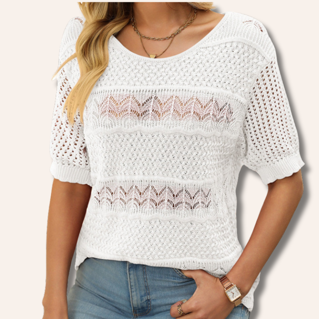 Moore | Knit Crochet Sweater