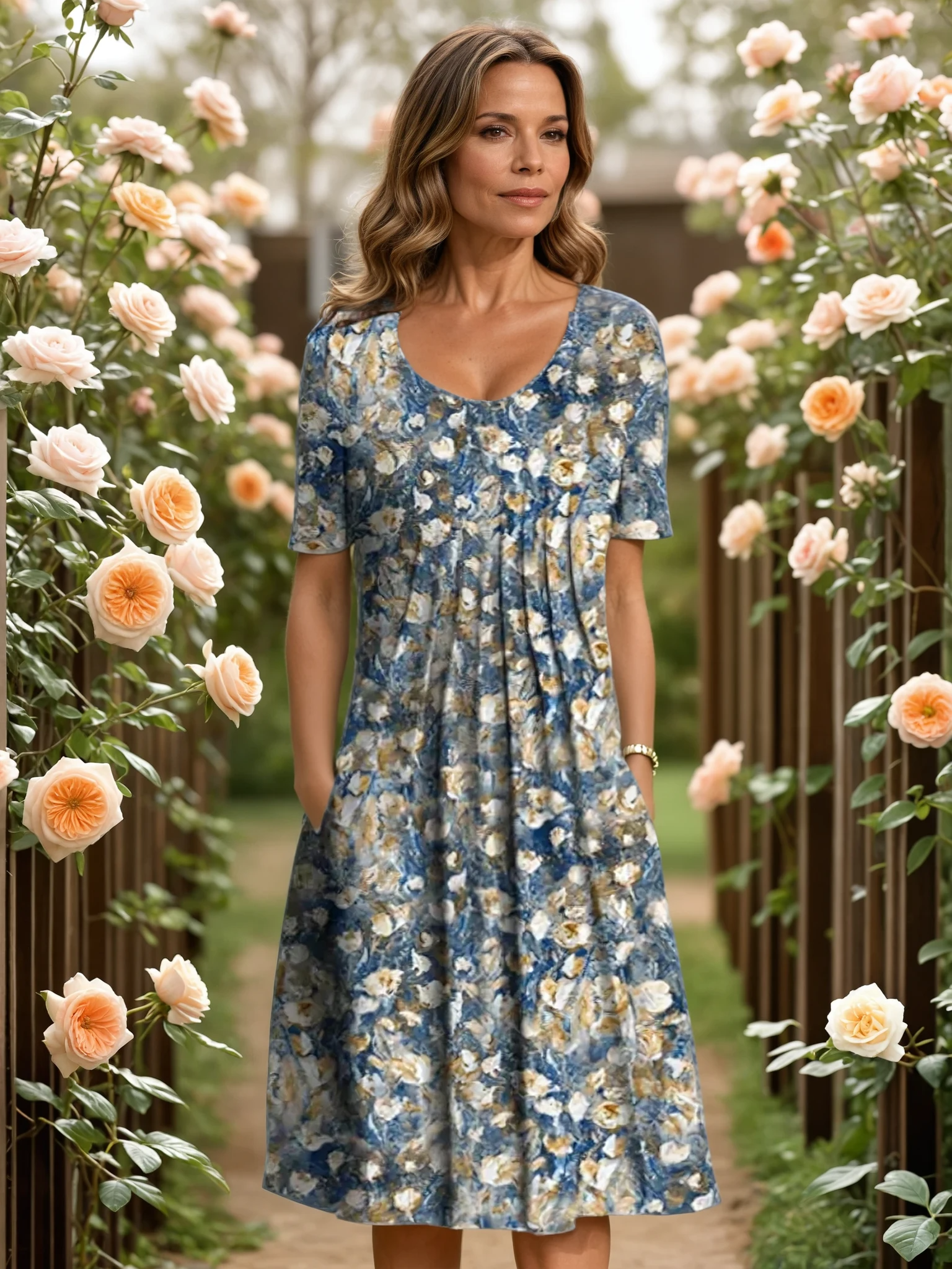 Moore | Elegant Flower Dress