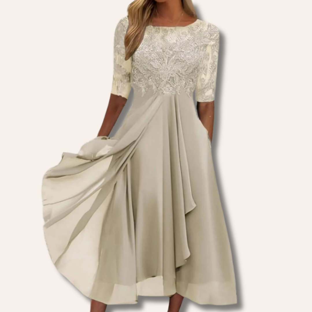 Moore | Premium Embroidered Dress