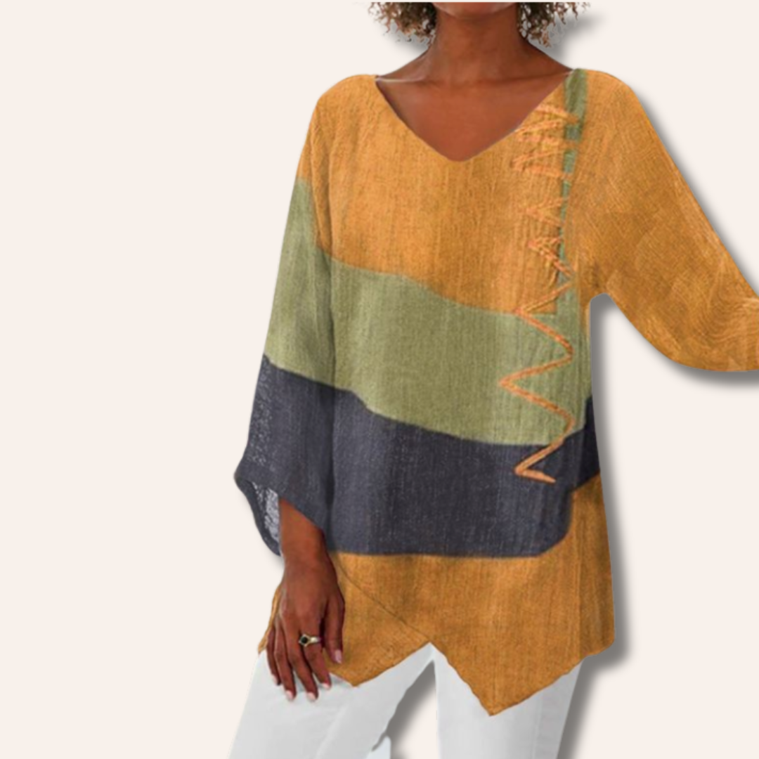 Moore | Artistic V-Neck Tunic