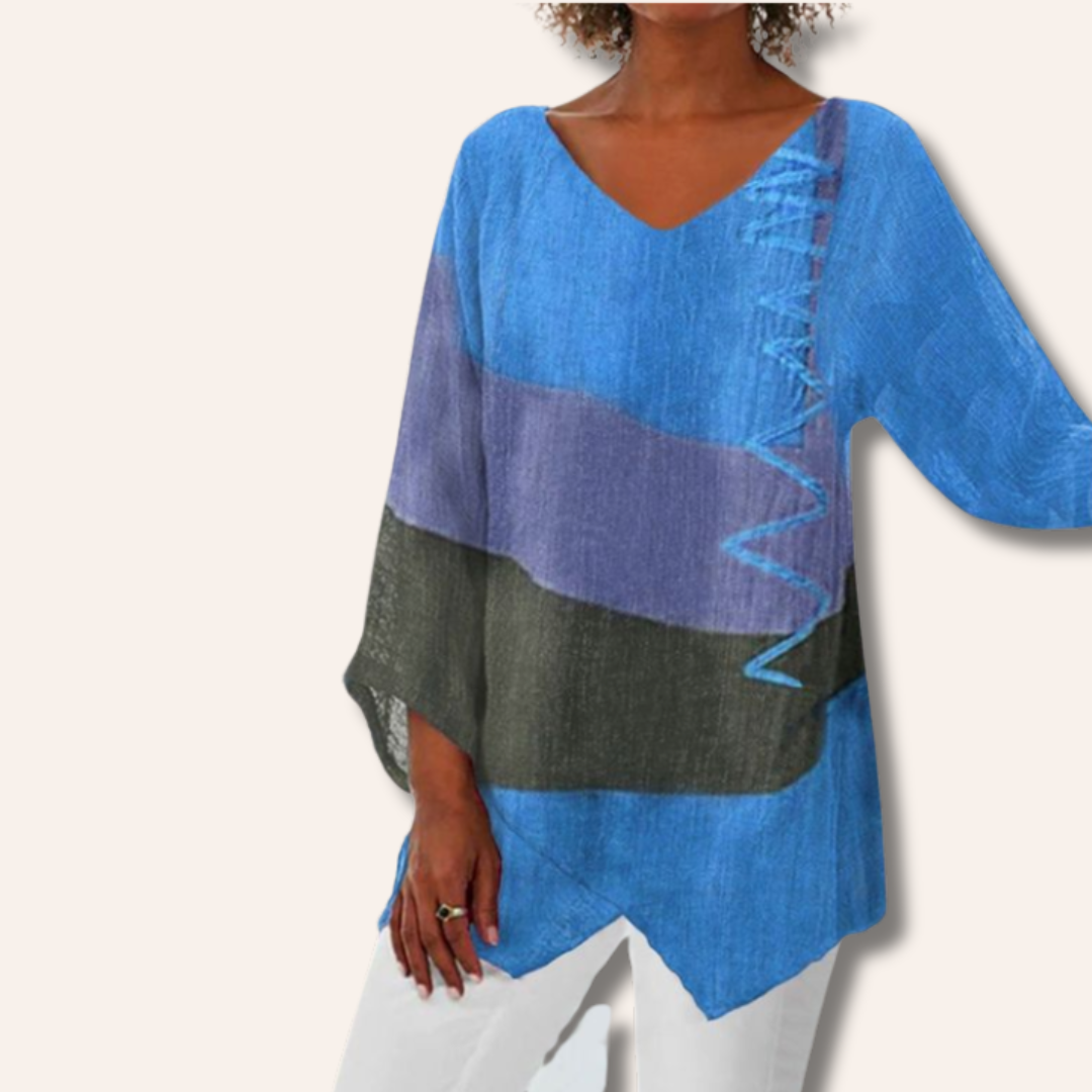 Moore | Artistic V-Neck Tunic