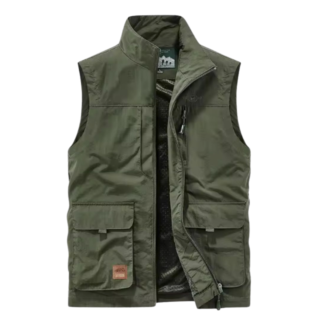 Moore | Multi-Pocket Breathable Outdoor Cargo Gilet