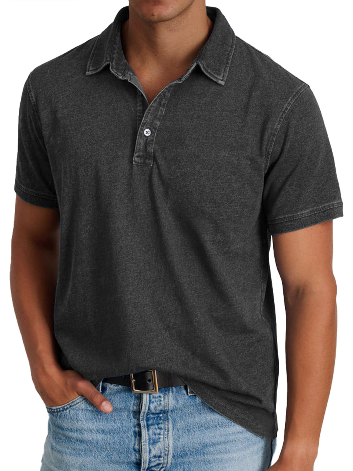 Moore | Men's Collar Polo