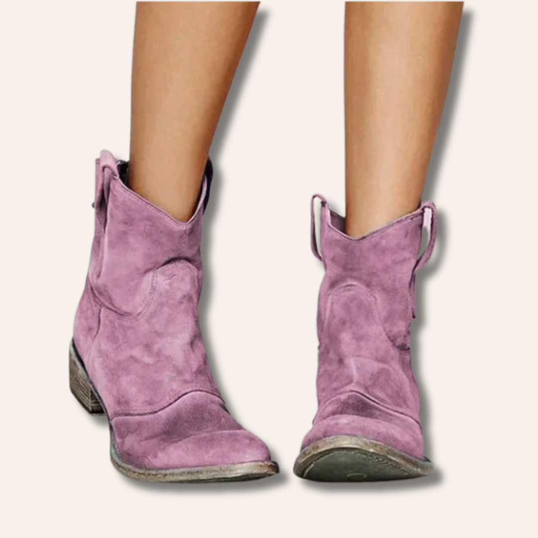 Moore | Vintage Cowboy Ankle Boots