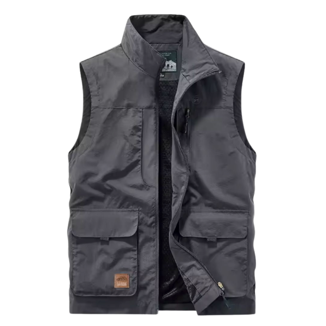 Moore | Multi-Pocket Breathable Outdoor Cargo Gilet