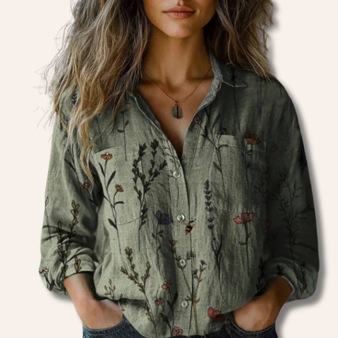 Moore | Printed Vintage Blouse