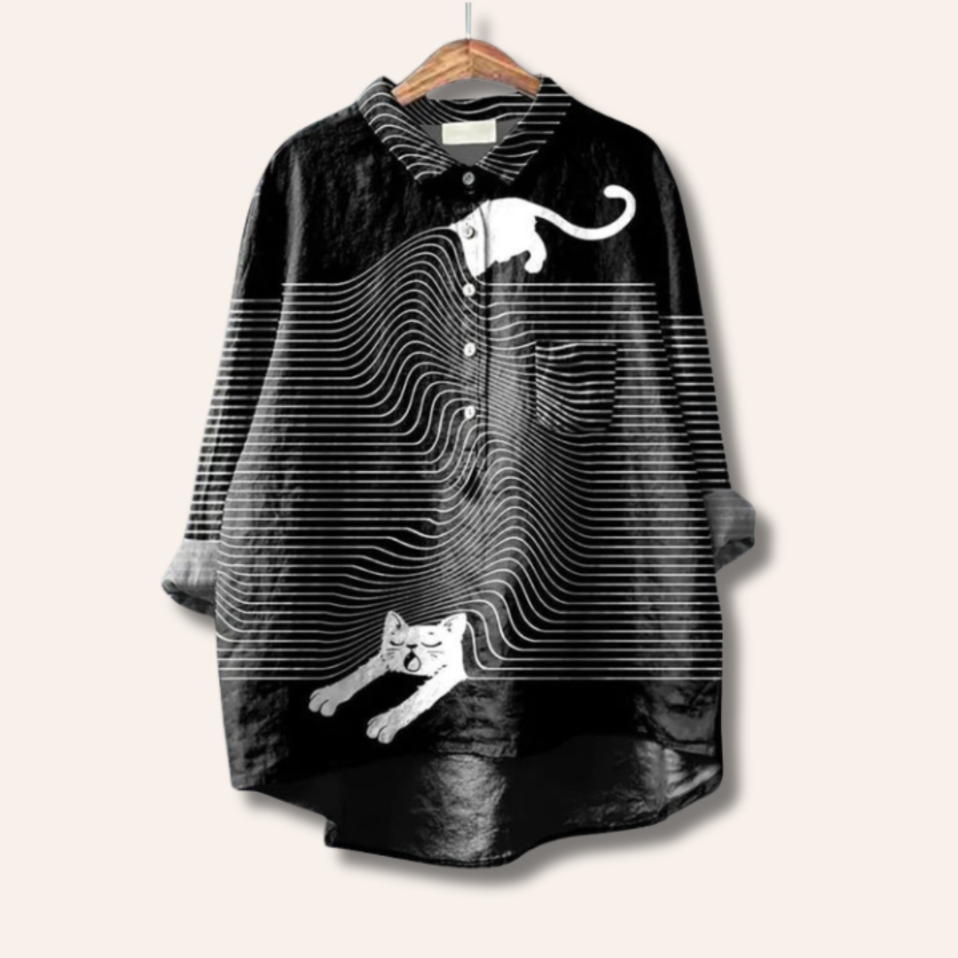 Moore | Comfortable Shirt with Print