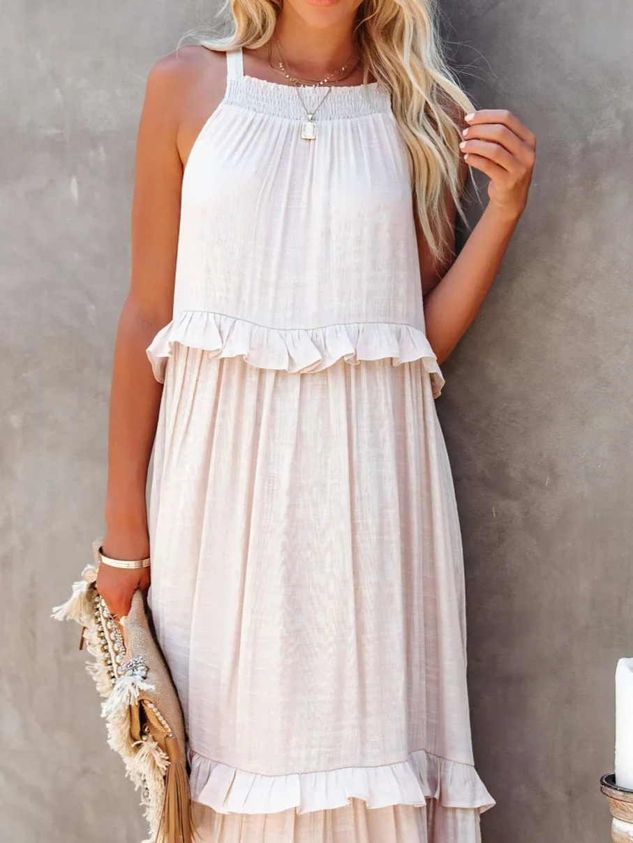 Moore | Ruffle Breeze Maxi Dress