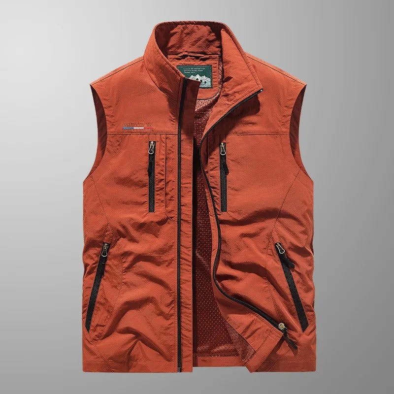 Moore | Multi-Pocket Breathable Outdoor Cargo Gilet