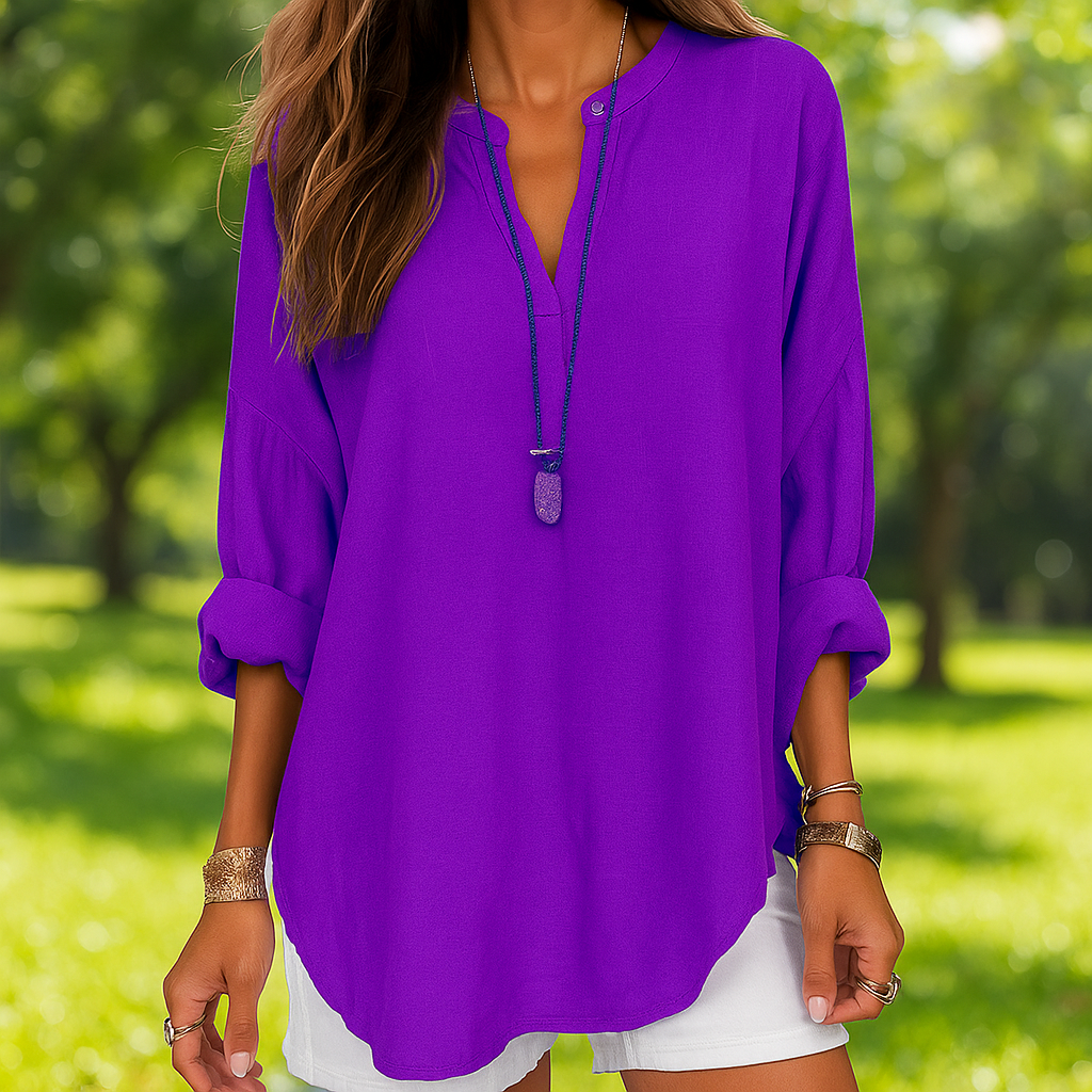 Moore | Loose Cotton Beach Shirt for Women